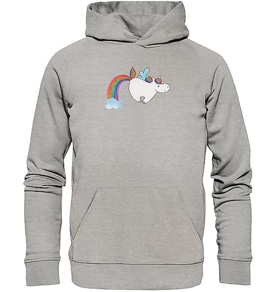 Mr. & Mrs. Panda Hoodie Größe XL Einhorn Fliegendes Pferd - Heather Grey - günstig online kaufen