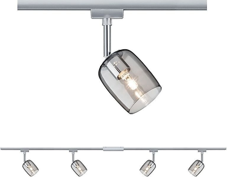 Paulmann Schienensystem-Leuchten URail Set G10 Blossom Rauch Chrom matt max günstig online kaufen