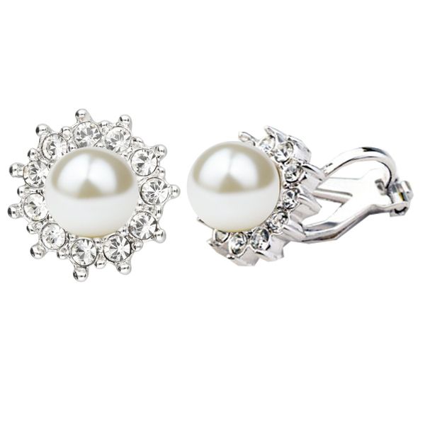 LÖB Paar Ohrclips 18K Weißgold vergoldet günstig online kaufen