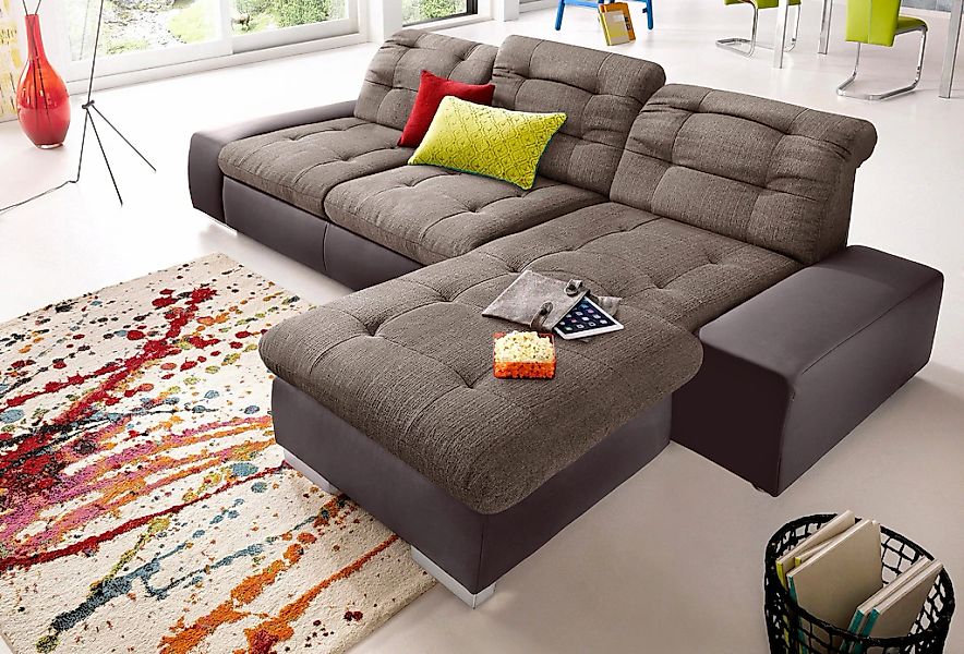 sit&more Ecksofa "Palomino L-Form", wahlweise XL oder XXL und mit Bettfunkt günstig online kaufen