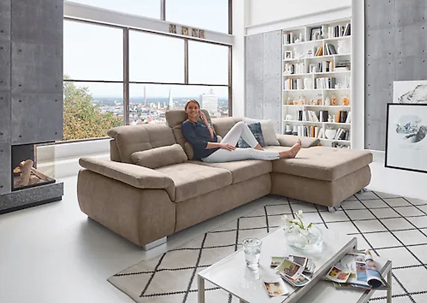 Die PlanBar Ecksofa »MP-IN16037 L-Form mit Kaltschaum-Polsterung«, mit Sitz günstig online kaufen