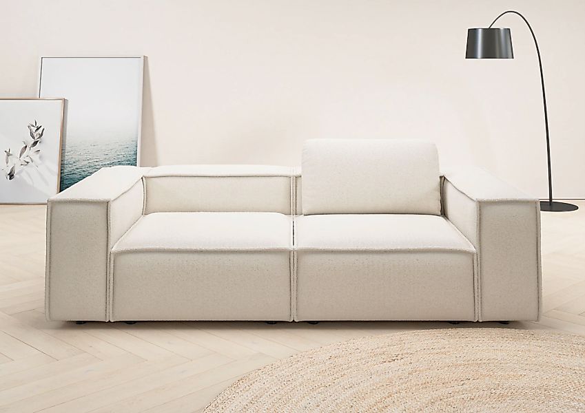 Home affaire 2-Sitzer "Watertown, modernes Sofa 246 cm breit, auch in Feinc günstig online kaufen