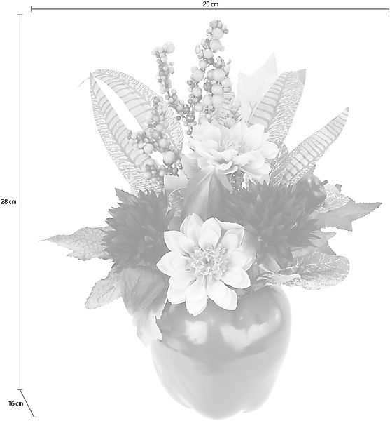 I.GE.A. Kunstpflanze im Apfeltopf günstig online kaufen