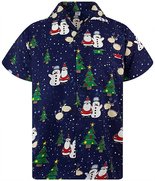King Kameha Hawaiihemd Christmas Buddies Kurzarm günstig online kaufen