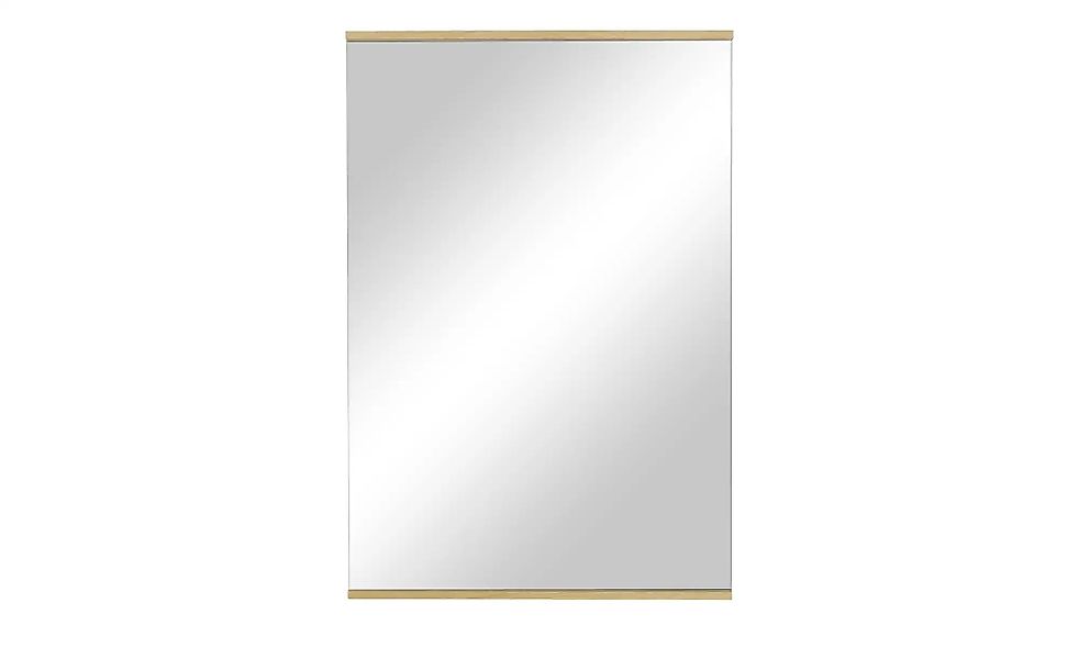 Spiegel 56 x 82 cm Longo ¦ holzfarben ¦ Glas,Aluminium,Holz ¦ Maße (cm): B: günstig online kaufen