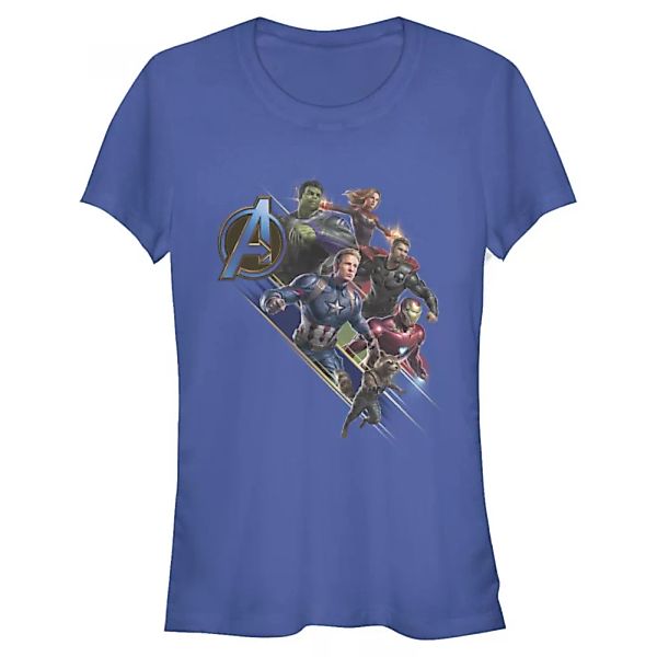 Marvel - Avengers Endgame - Gruppe Angled Shot - Frauen T-Shirt günstig online kaufen