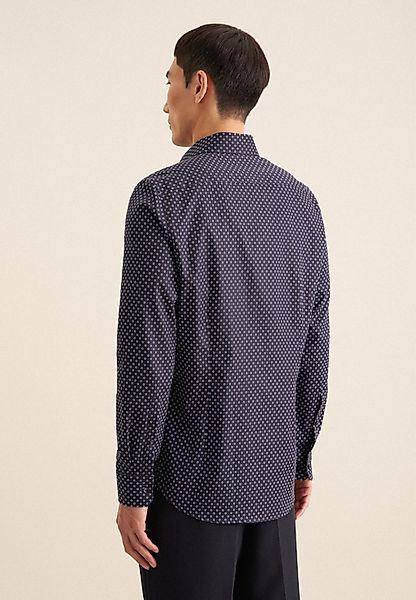 seidensticker Businesshemd "Slim", Slim Langarm Kentkragen Druck günstig online kaufen