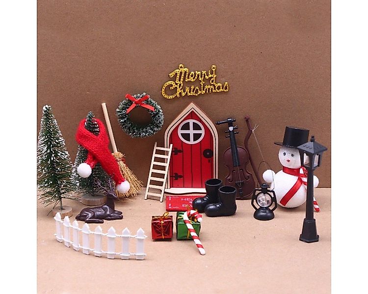 XDeer Kreativset Wichteltür Set,Wichteltür Zubehör Weihnachten,Weihnachtsde günstig online kaufen