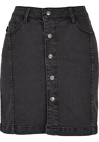 URBAN CLASSICS Sommerrock Urban Classics Damen Ladies Organic Stretch Butto günstig online kaufen