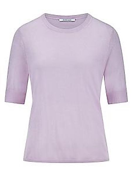 Rundhals-Pullover Kaschmir Peter Hahn lila günstig online kaufen