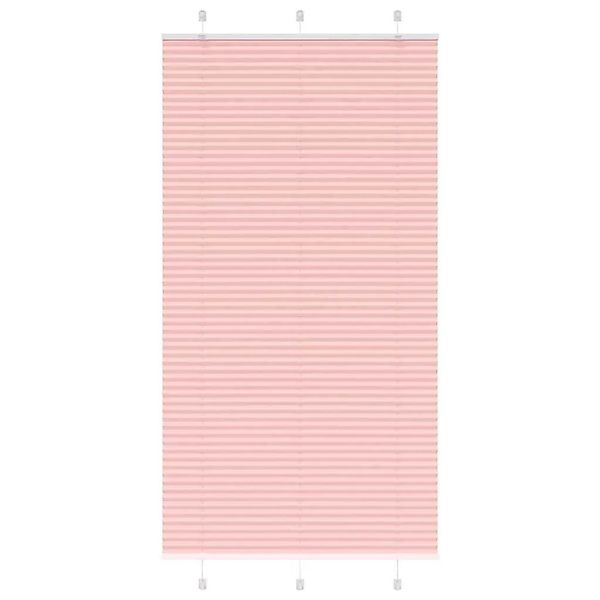 vidaXL Plissee Rosa 105x200 cm Stoffbreite 104,4 cm Polyester 4015467 günstig online kaufen