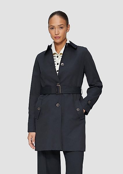 s.Oliver Trenchcoat Outdoor-Mantel Leicht gefütterter Mantel im Trench-Stil günstig online kaufen