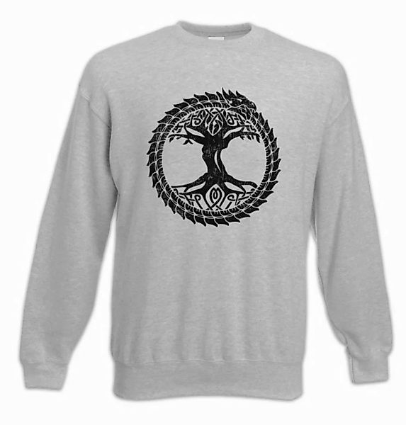 Urban Backwoods Sweatshirt Ouroboros Yggdrasil Sweatshirt Celtic Irminsul T günstig online kaufen