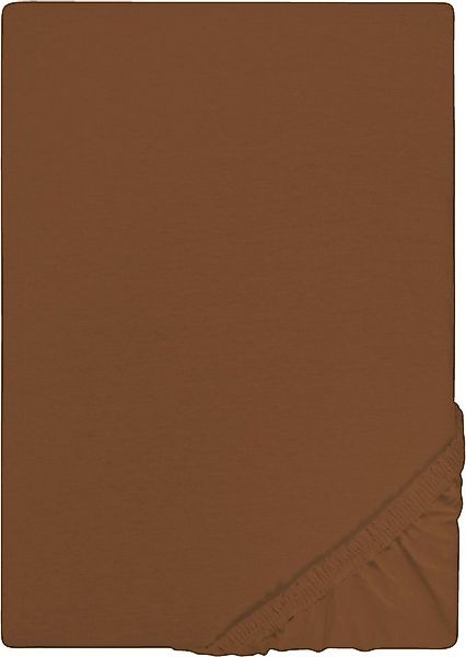 Biberna Spannbettlaken Leila, Jersey, Gummizug: rundum, (1 Stück), Bettlake günstig online kaufen