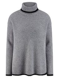 Rollkragen-Pullover include grau günstig online kaufen