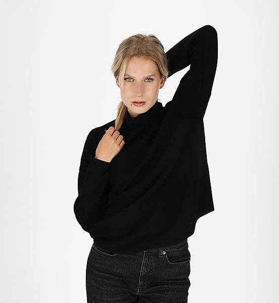 halsüberkopf Accessoires Strickpullover Strickpullover mit Stehkragen günstig online kaufen