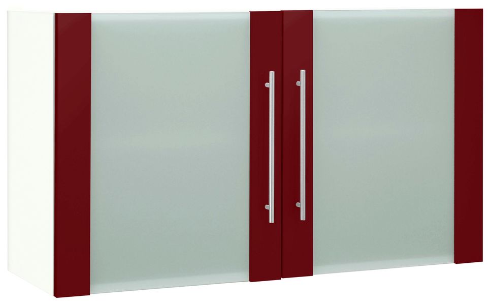 wiho Küchen Glashängeschrank "Flexi2" Breite 100 cm günstig online kaufen