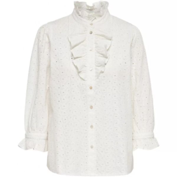 La Strada  Blusen Camisa Neela Broderie - Star White günstig online kaufen