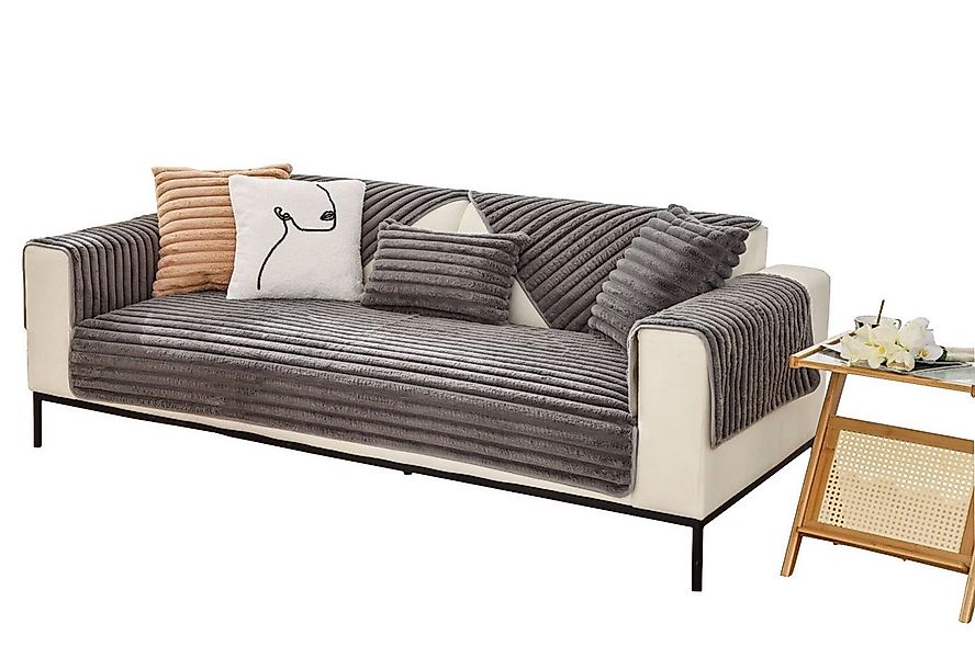 Coonoor Sofaschoner Sofahussen Hussen-Set Sofa Abdeckung Kissen Winter ruts günstig online kaufen