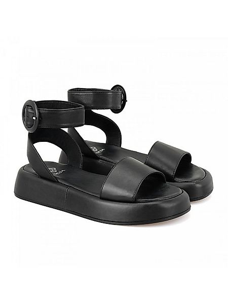 Desa Damen-Ledersandalen – Ledersohle, flacher Absatz, atmungsaktiv Slipper günstig online kaufen