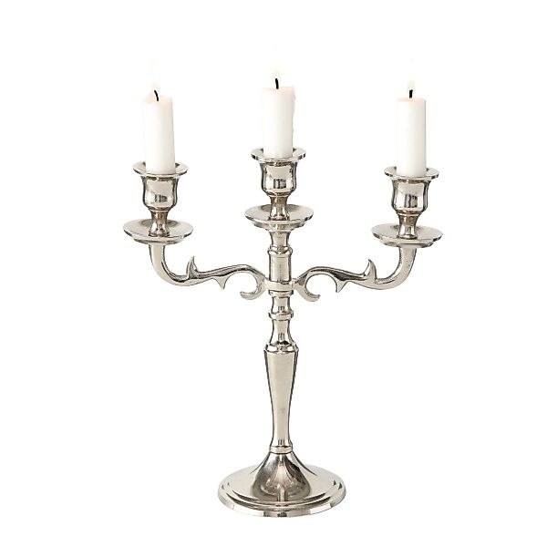 BOLTZE Kerzenständer Boltze Kerzenständer Varas silber günstig online kaufen