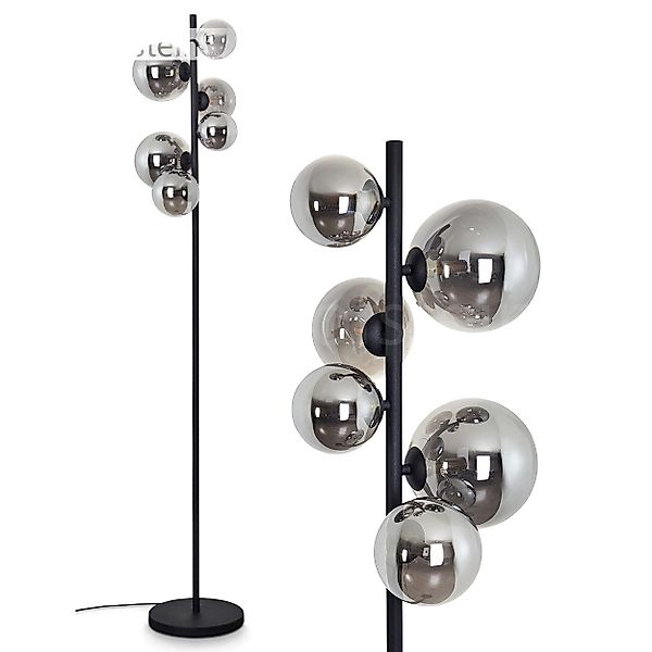 hofstein Stehlampe »Isorella« Stehlampe aus Metall/Glas günstig online kaufen