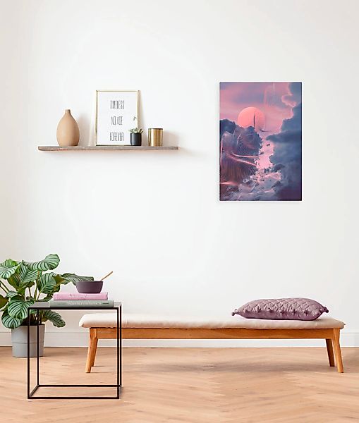 Komar Leinwandbild "Morning Vibes - Größe 40 x 60 cm" Natur 1 Stk. tlg. Kei günstig online kaufen