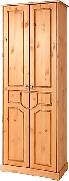 Home affaire Garderobenschrank "Klera", Breite 67 cm, aus massiver Kiefer, günstig online kaufen