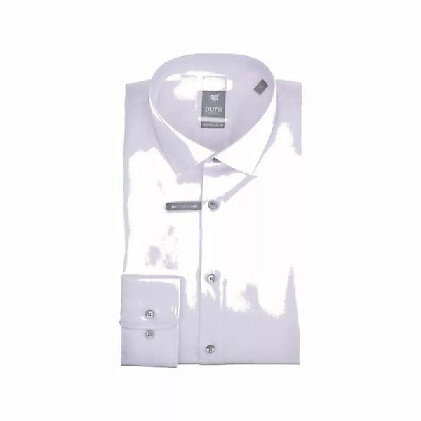 Pure Langarmhemd weiß regular fit (1-tlg) günstig online kaufen