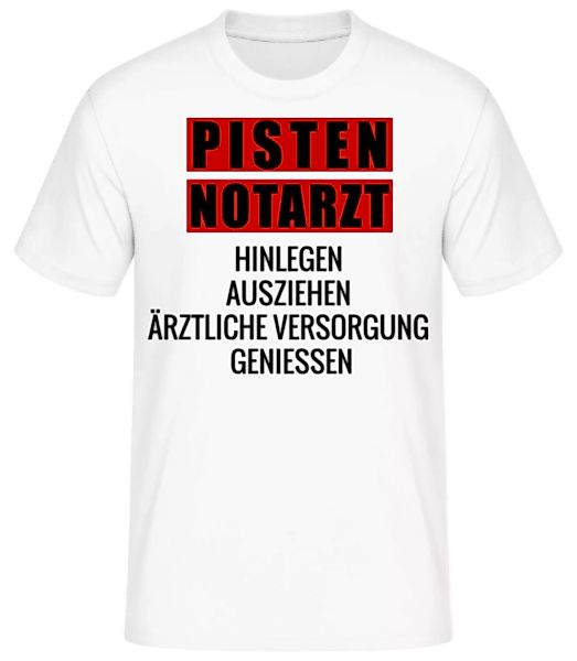 Pisten Notarzt · Männer Basic T-Shirt günstig online kaufen