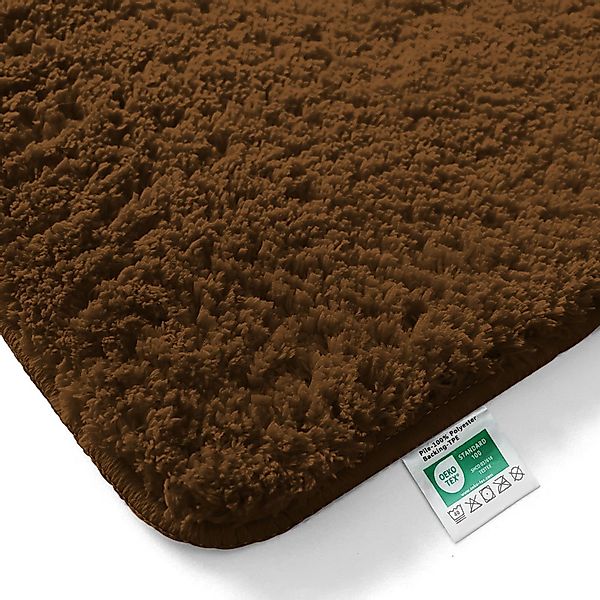 Kubus Badematte Karat Rechteckig, Badteppich, Extrem weicher & dichter Hoch günstig online kaufen