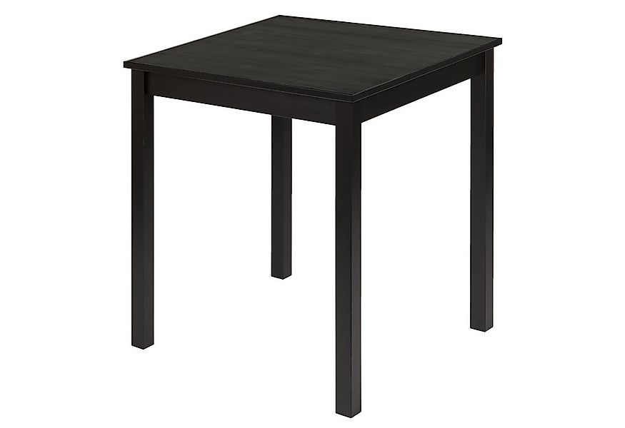 hagge home Esstisch, Küchentisch klein Kiefernholz massiv 68 x 68 x 75 cm S günstig online kaufen