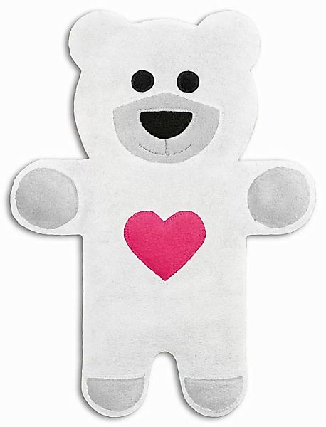 Wärmekissen Bär Teddy schnee mit Herz günstig online kaufen