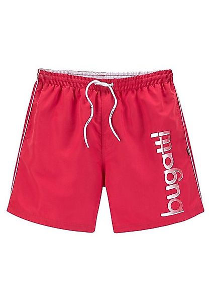 bugatti Badeshorts Giovanni mit großem Logoprint auf dem linken Bein günstig online kaufen