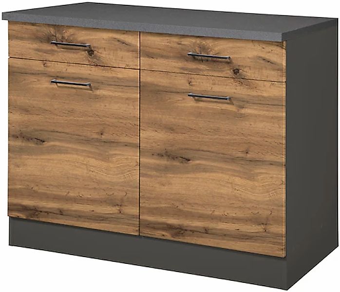 KOCHSTATION Unterschrank KS-Trier Breite 100 cm, günstig online kaufen