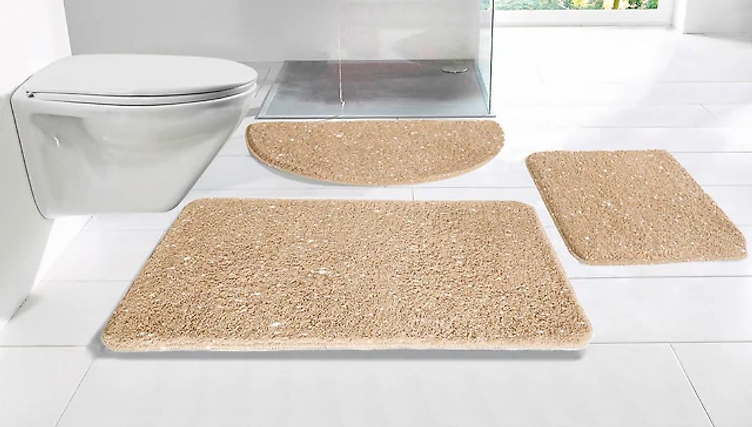 my home Badematte Glitzer, Höhe 30 günstig online kaufen