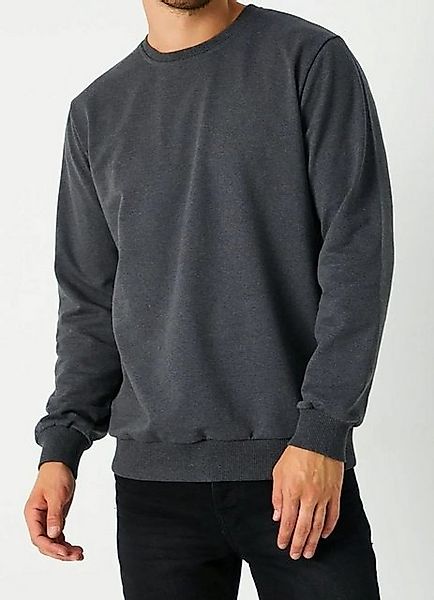 fashionshowcase Sweatshirt Sweatshirt Herren Pullover Rundhals 100% Baumwol günstig online kaufen