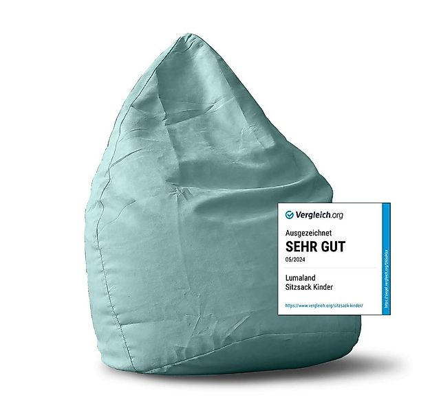 Lumaland Sitzsack Luxury XL Sitzsack (1 St), Microvelours Beanbag extra wei günstig online kaufen