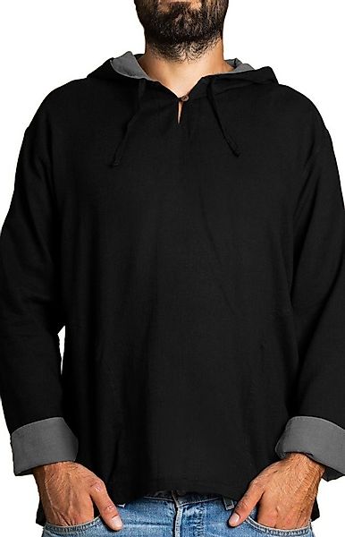 PANASIAM Kurzarmhemd Herren Hoodie mit Kapuze günstig online kaufen