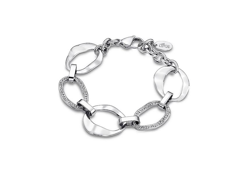 Lotus Style Edelstahlarmband Lotus Style Steine Armband silber (Armband), A günstig online kaufen