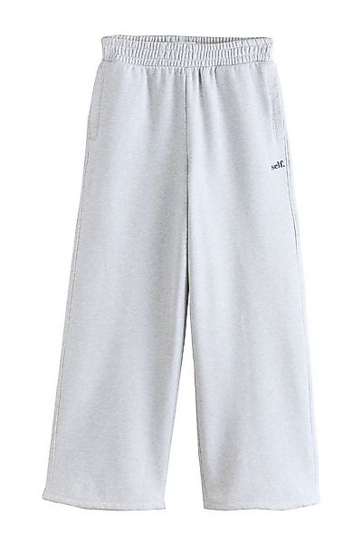 self Jogginghose Self. Jogginghose mit weitem Bein, Kurzgröße (1-tlg) günstig online kaufen