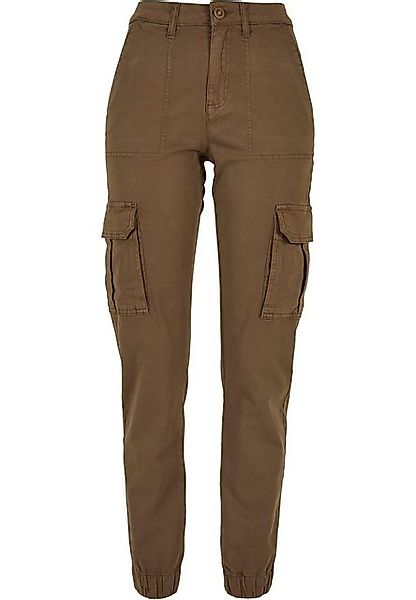 URBAN CLASSICS Stoffhose Urban Classics Damen Ladies Cotton Twill Utility P günstig online kaufen