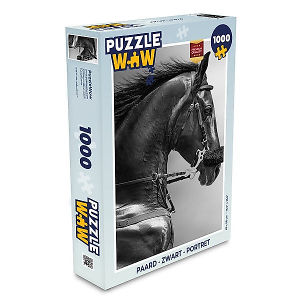 MuchoWow Puzzle Pferde - Schwarz - günstig online kaufen