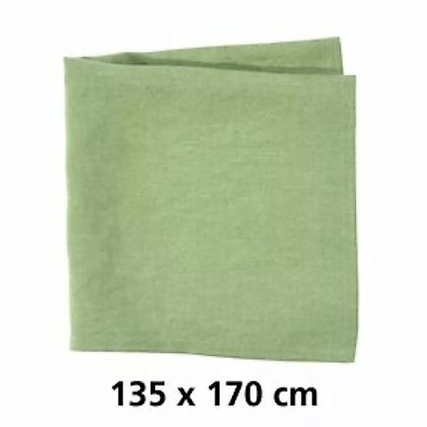Tischdecke 'Linnen' grün 135x170 günstig online kaufen