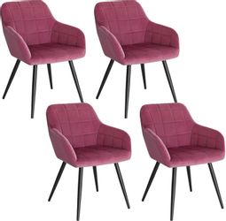 Woltu Esszimmerstuhl (4 St), mit Armlehne, günstig online kaufen