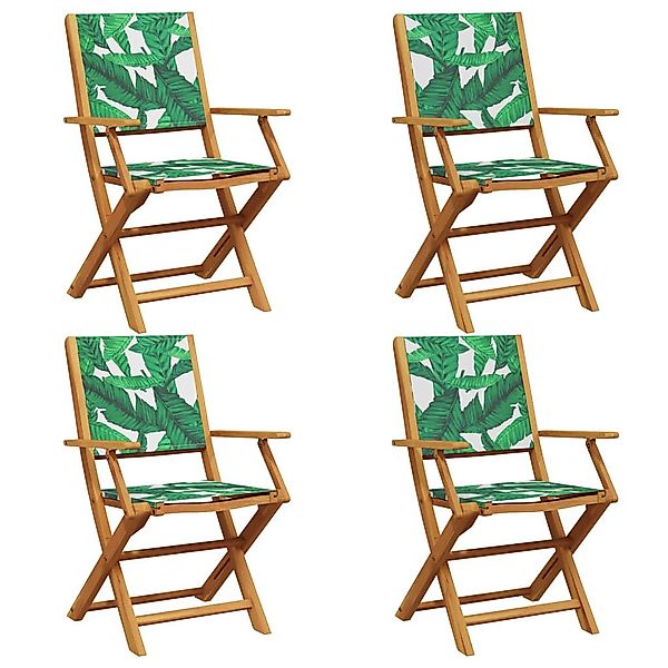 vidaXL Gartenstuhl Gartenstühle 4 Stk. Klappbar günstig online kaufen