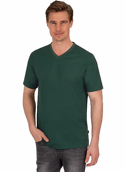 Trigema T-Shirt "TRIGEMA V-Shirt DELUXE Baumwolle", 1 Stk. günstig online kaufen