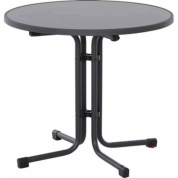 Siena Garden Klapptisch Paco Rund Anthrazit/Matt Ø 80 cm günstig online kaufen