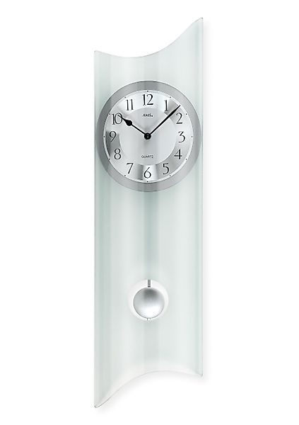 AMS Pendelwanduhr W7324 (Quarzuhr,Mineralglasgehäuse,Esszimmer,Wohnzimmer) günstig online kaufen