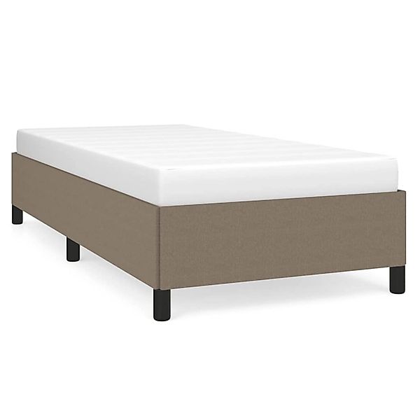 vidaXL Bettgestell Taupe 90x190 cm Stoff Modell 31357685 günstig online kaufen